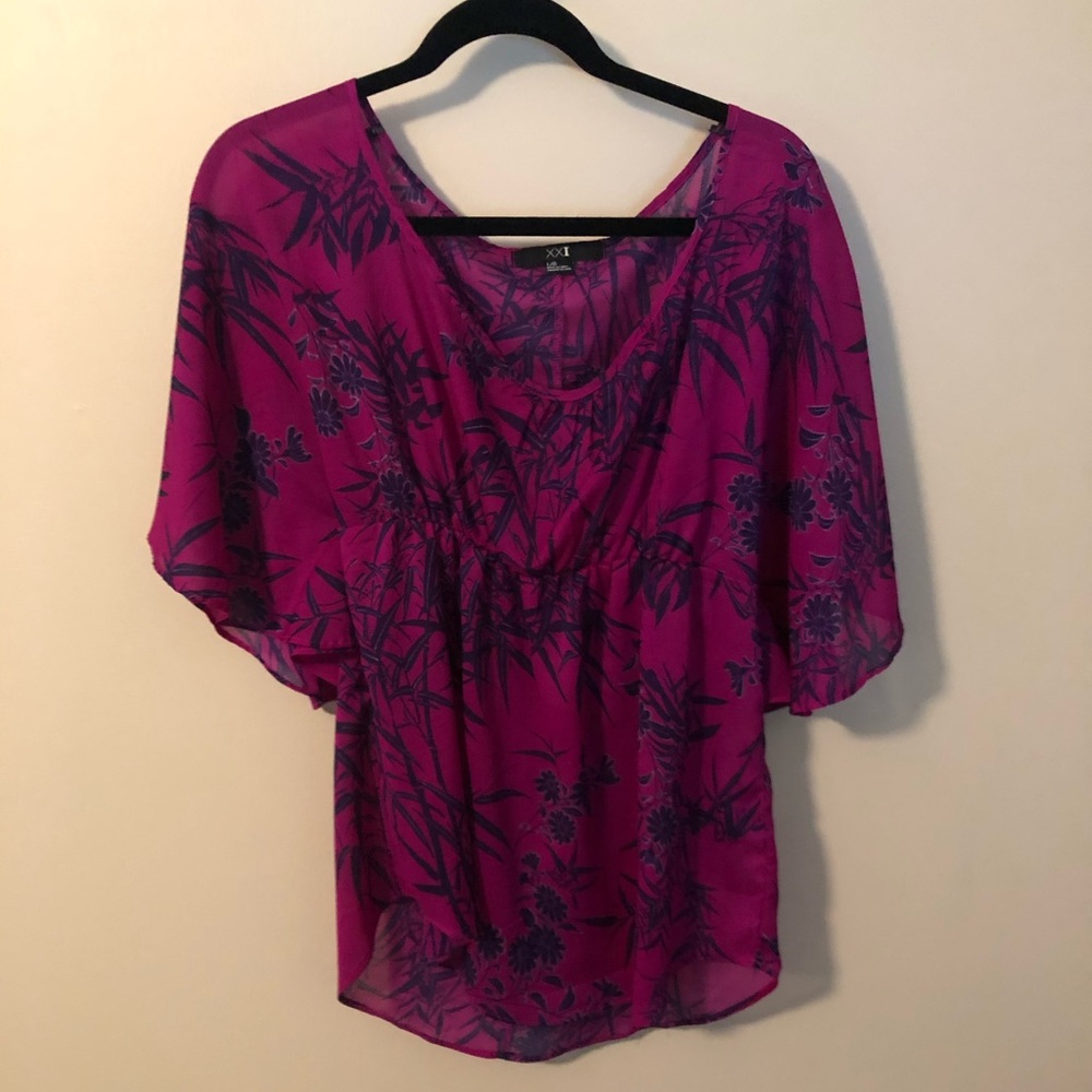 Forever 21 flowy top L